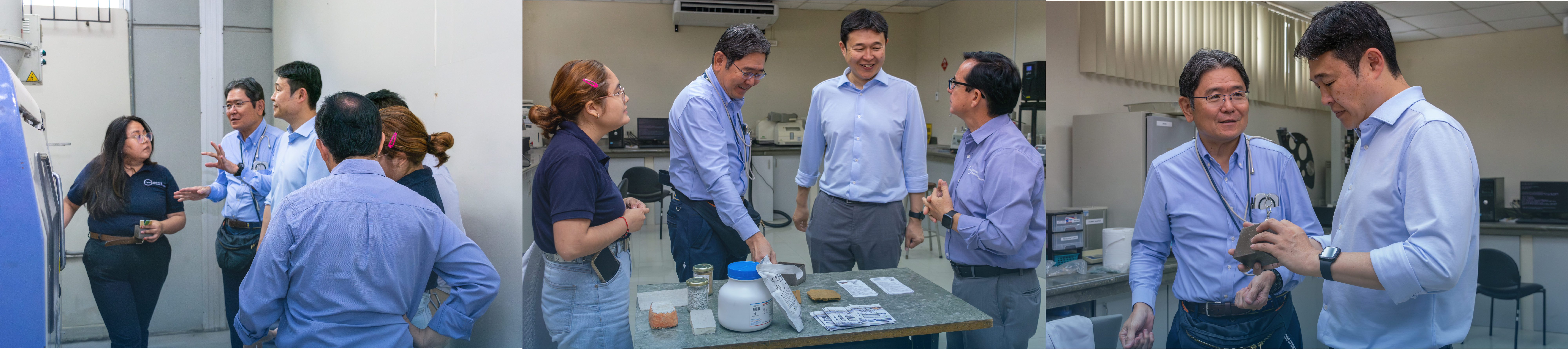 Visita técnica de representantes de JICA Ecuador y Hemicellulose Japan en Laboratorios de FIMCP