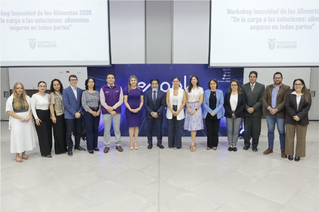 Autoridades de ESPOL FIMCP y Ministerio en Workshop de Inocuidad de los Alimentos este 17 de Junio