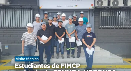 SEMVRATON 2026; estudiantes de FIMCP en visita técnica en SEMVRA; M. Sc. Andrea Ortega; M. Sc. María Elena Murrieta; 11 de febrero de 2026