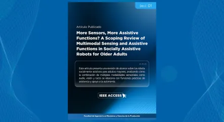 La robótica socialmente asistiva se posiciona como un campo de investigación